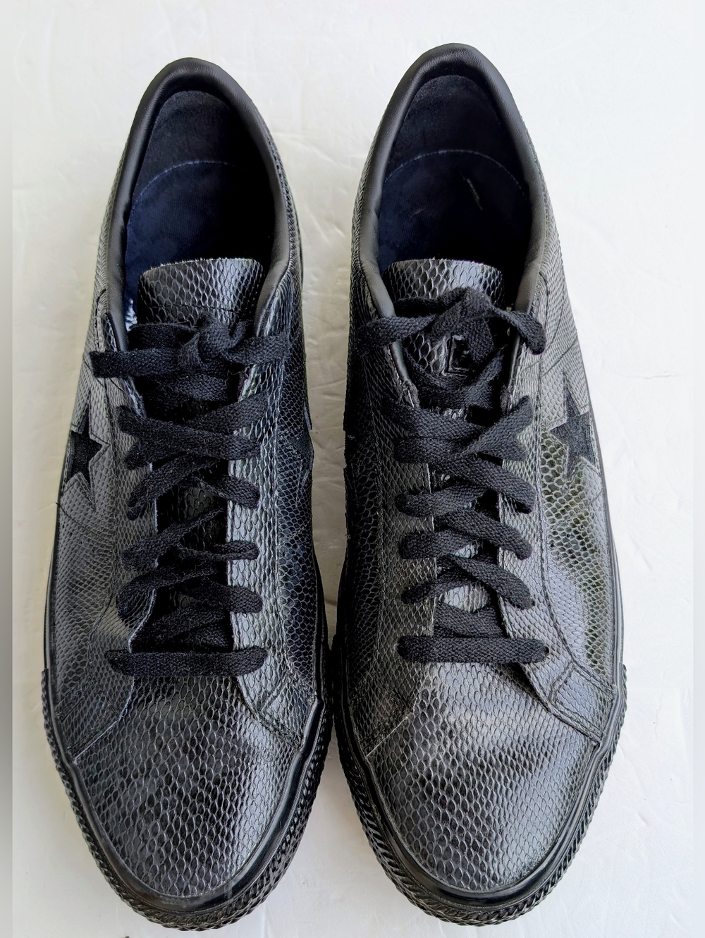 Converse Jamie Platt x  One Star Pro Ox Low Black Snakeskin Size 12